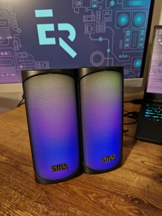 Zestaw głośników 2.0 Silver Monkey X Gakki 2.0 USB RGB 6W czarny(3745)