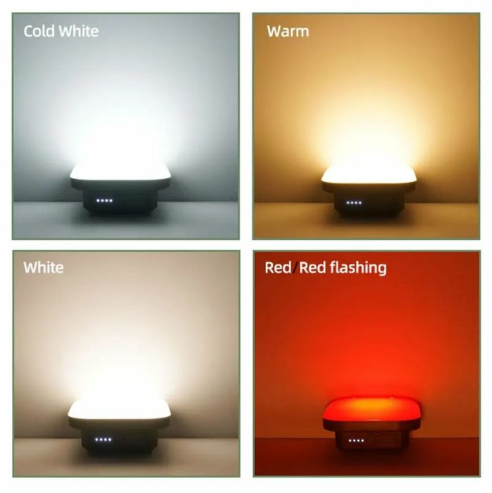 Светильник лампа MOS ly 06 14 9000 mAh 5 в 1 разный тип света память