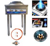 Palnik Gazowy 30kw Ø33cm ŻELIWNY Taboret Kuchnia chiński WOK