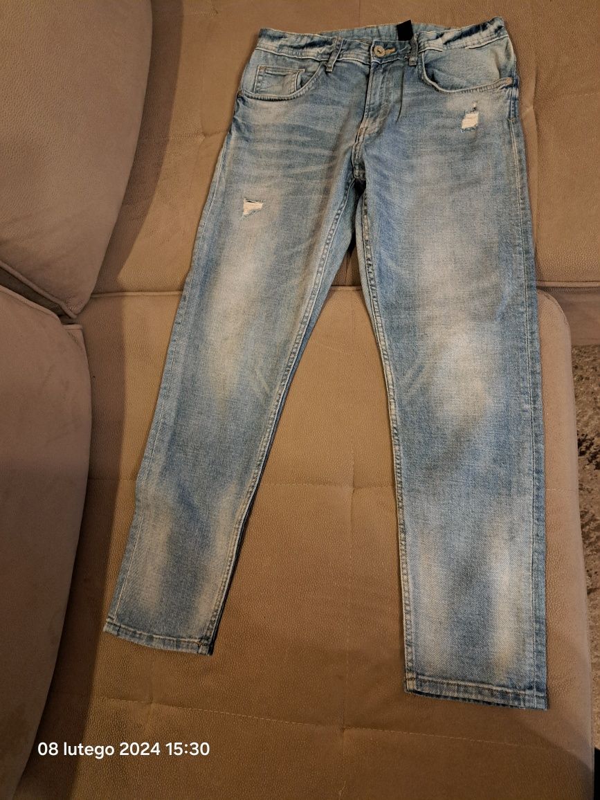 H&M Jeansy 164 Relaxed Trapered leg