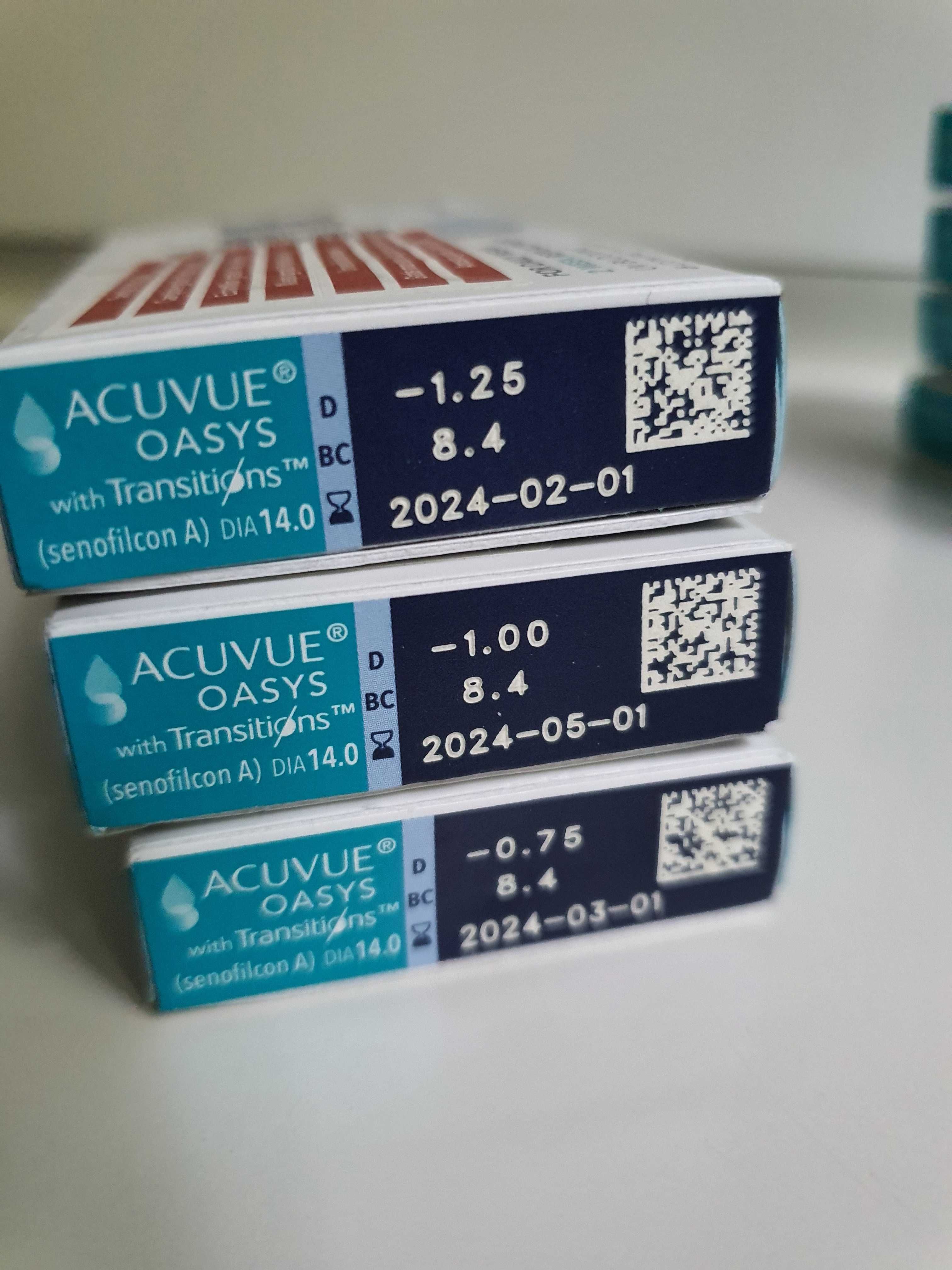 Контактні лінзи ACUVUE® OASYS with Transitions