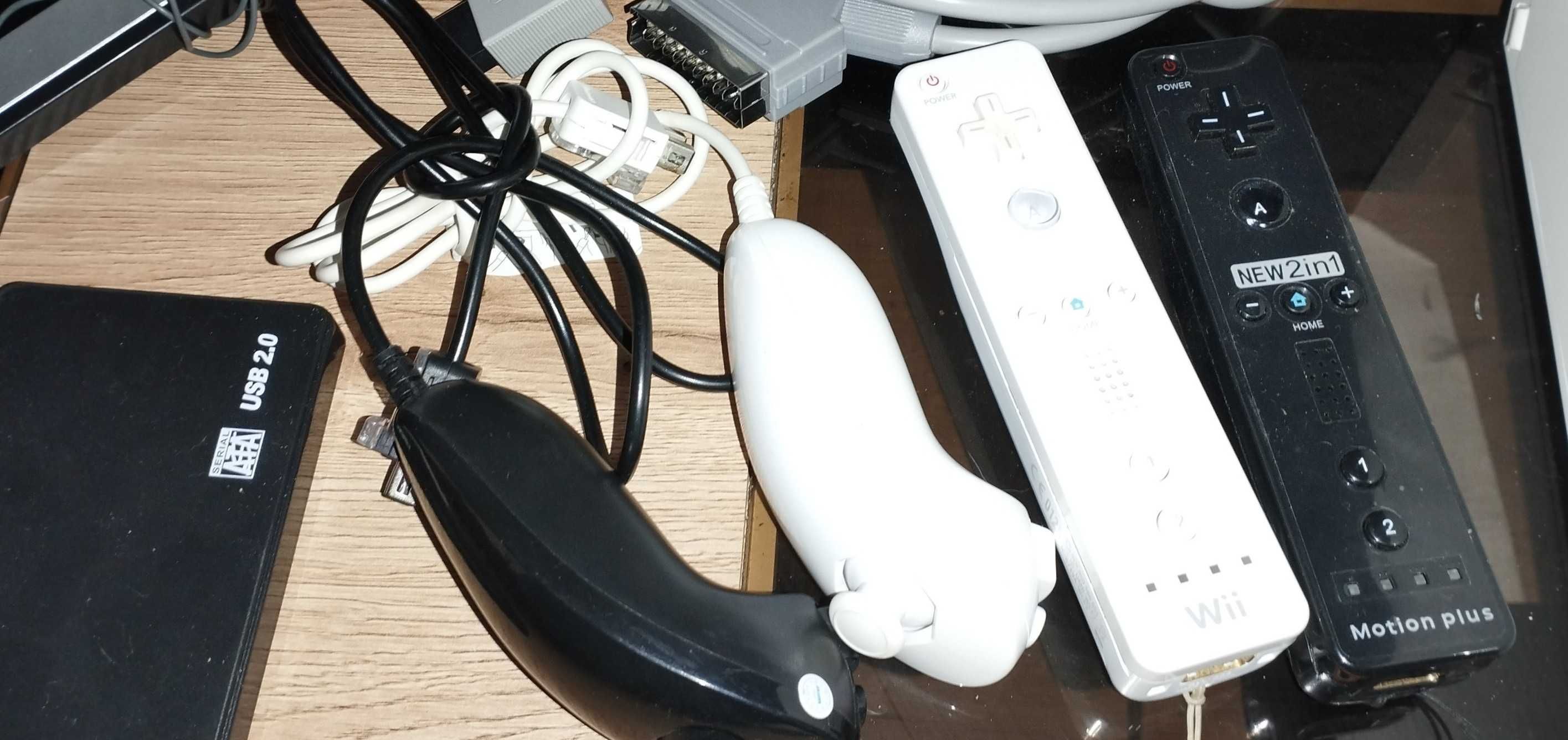 Nintendo Wii HDMI, HDD, 2 x kontrolery, Soft Mod, HDD