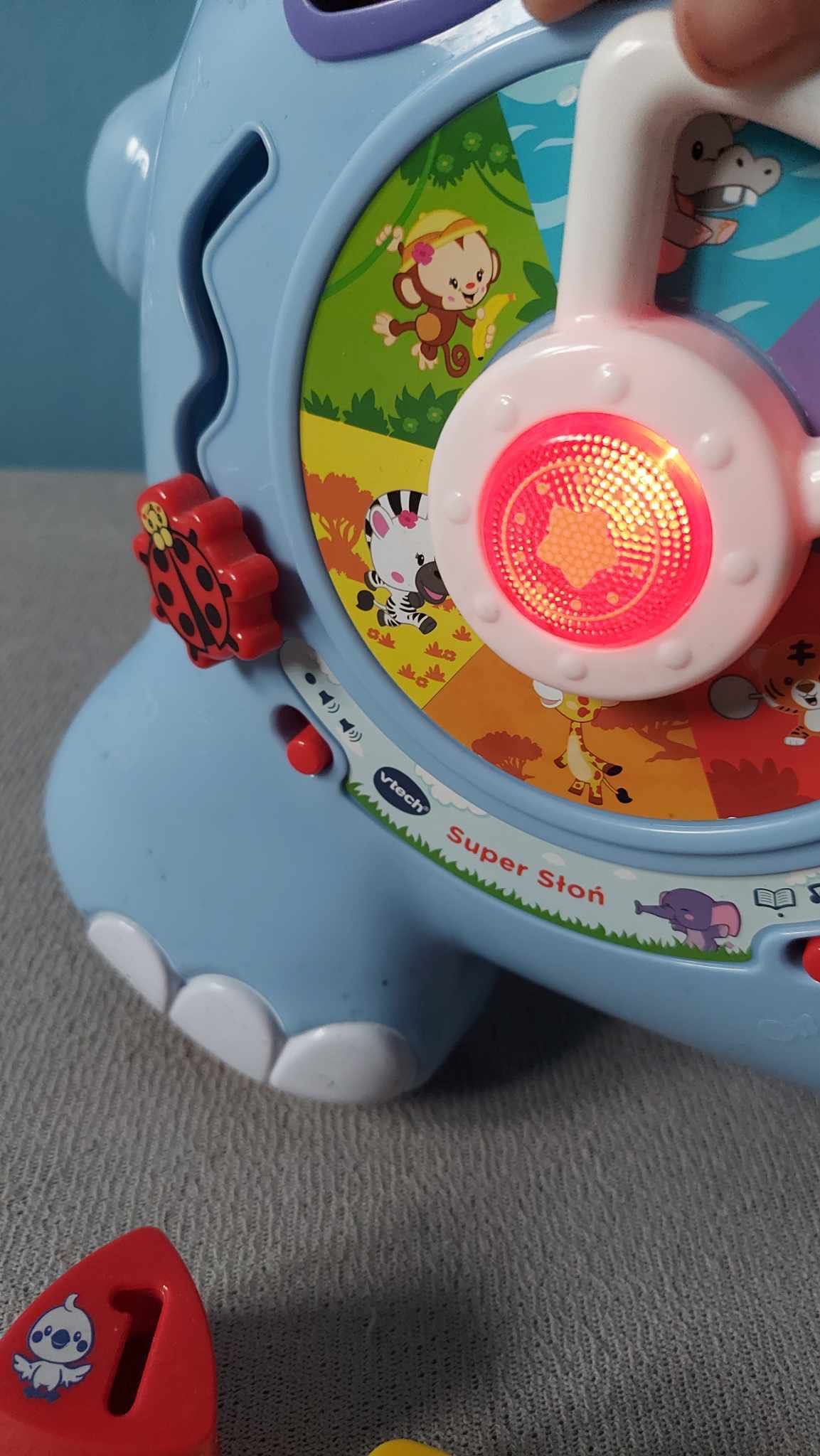 Vtech, Super Słoń, interaktywna zabawka do ciągnięcia