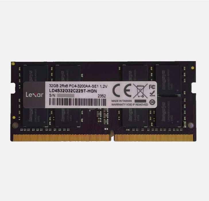Lexar RAM 32GB DDR4 SO-DIMM 3200MHz 260-pin