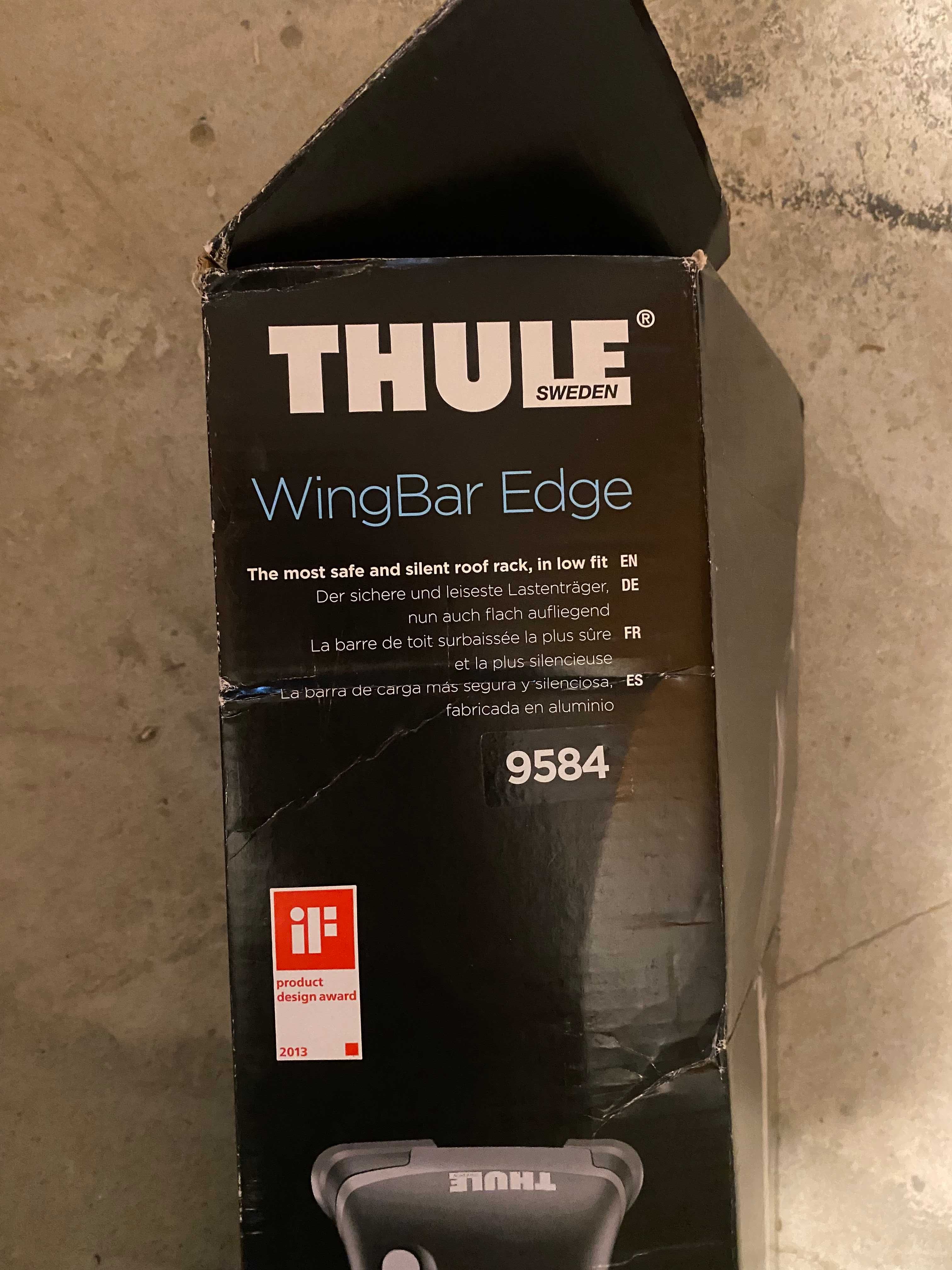 Bagażnik dachowy Thule Edge 9584 Black na reling