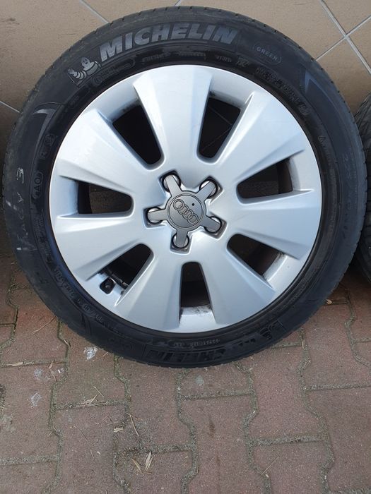 Oryginalne Felgi aluminiowe 17" Audi A6 5x112 ET45+225.50.17 Michelin