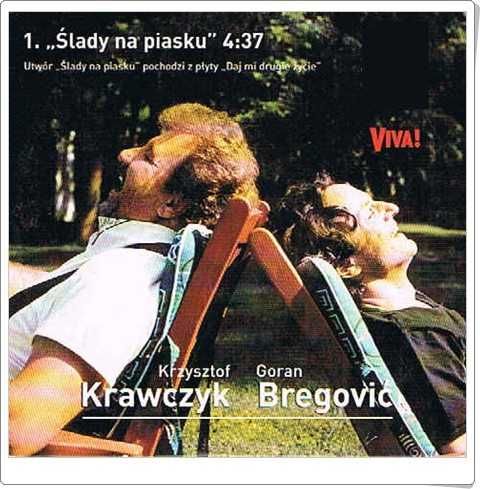 KRZYSZTOF KRAWCZYK & GORAN BREGOVIC Ślady na piasku - promo. płyta CD