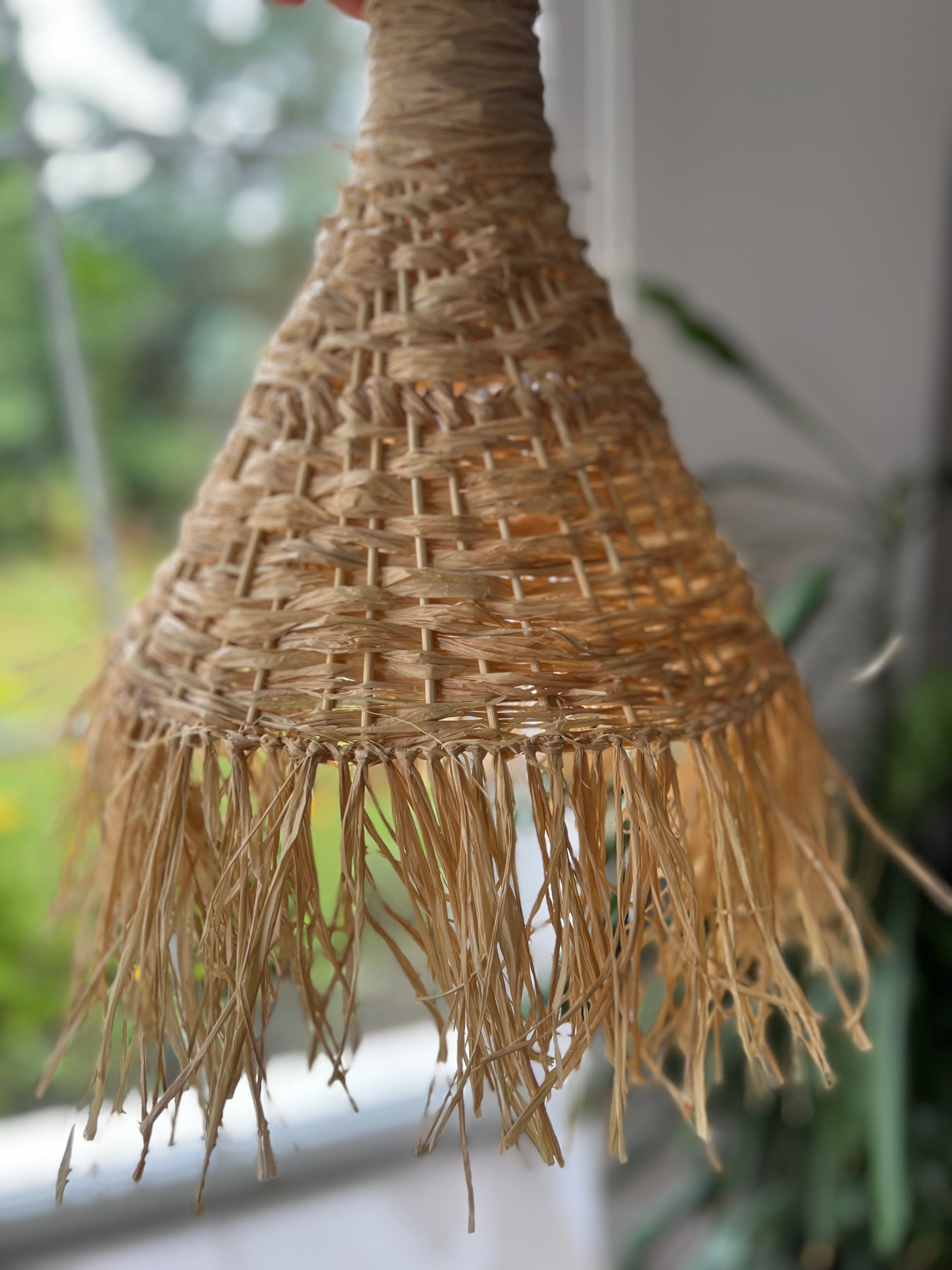 Abażur lampy boho