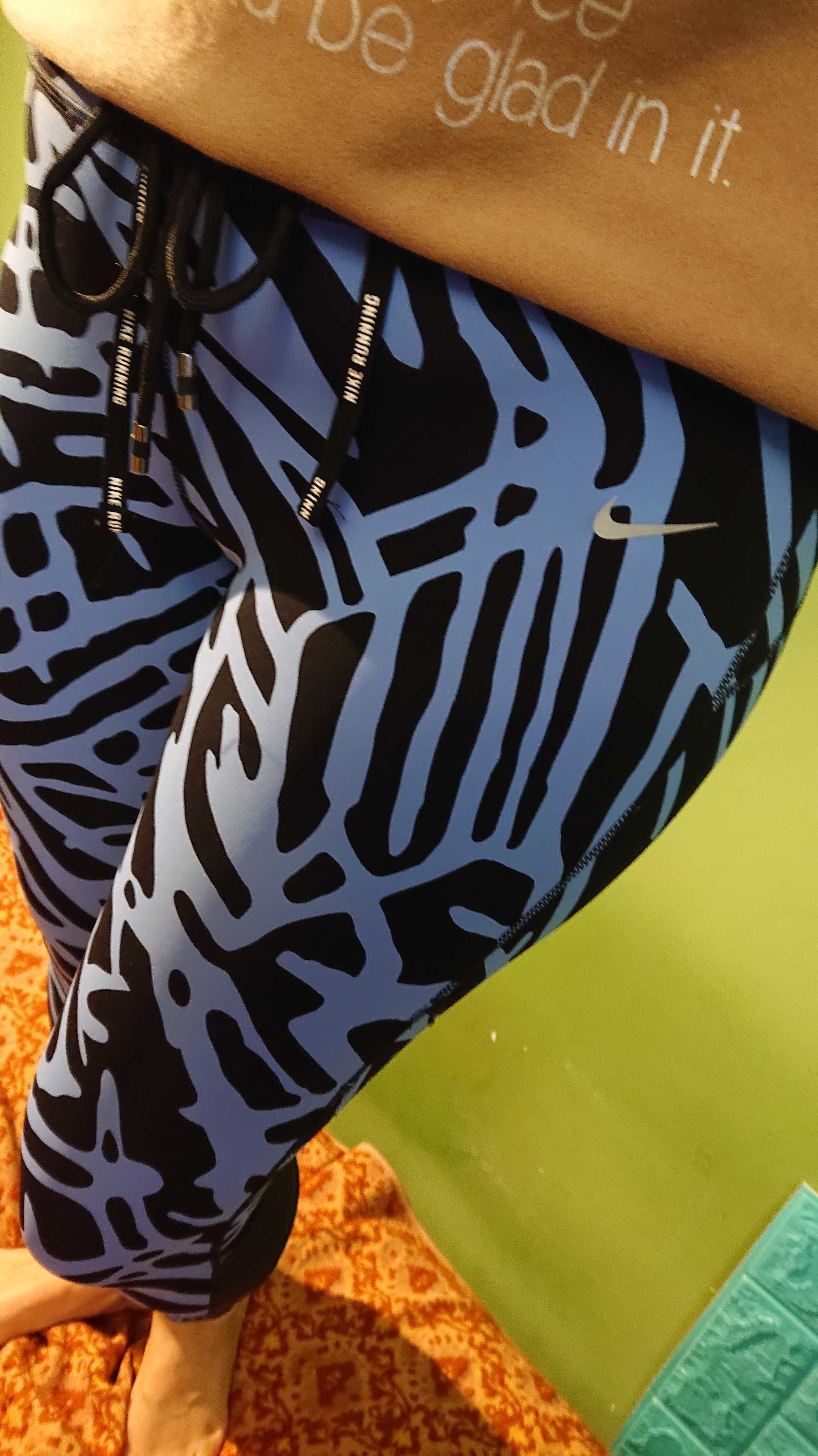 Nike dri-fit running legginsy L jak nowe