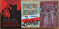 Powstanie Warszawskie trzy książki