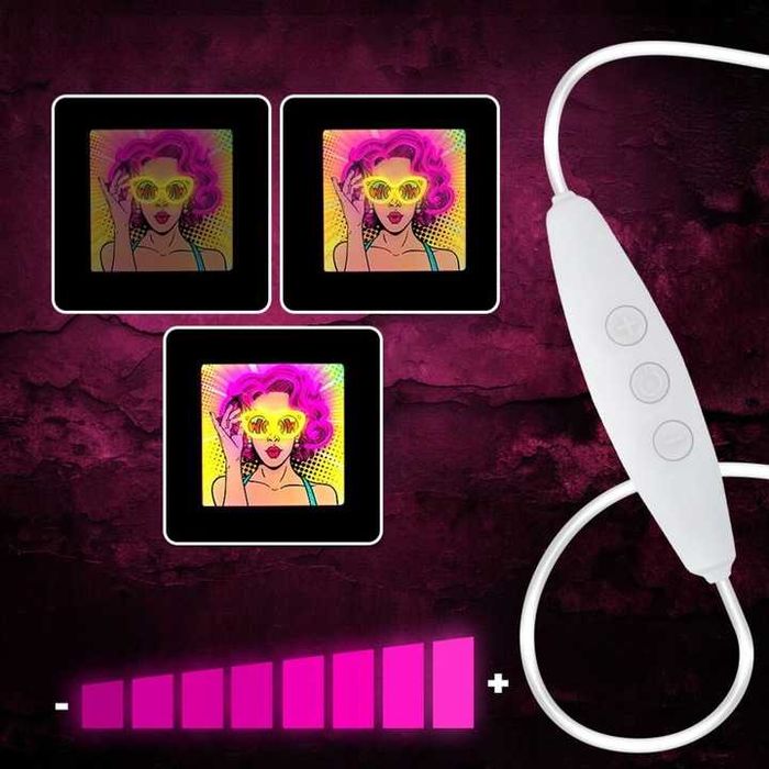 Neon Lampka Pop Art LED Wiszący Obraz Podświetlany Do Pokoju