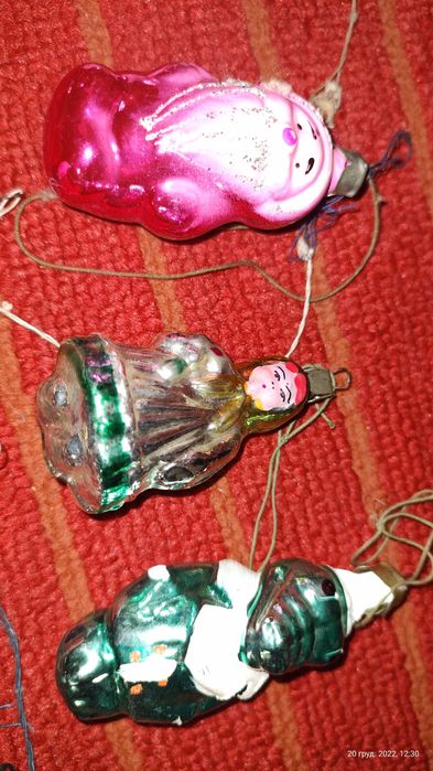 Елочные новогодние игрушки из СССР