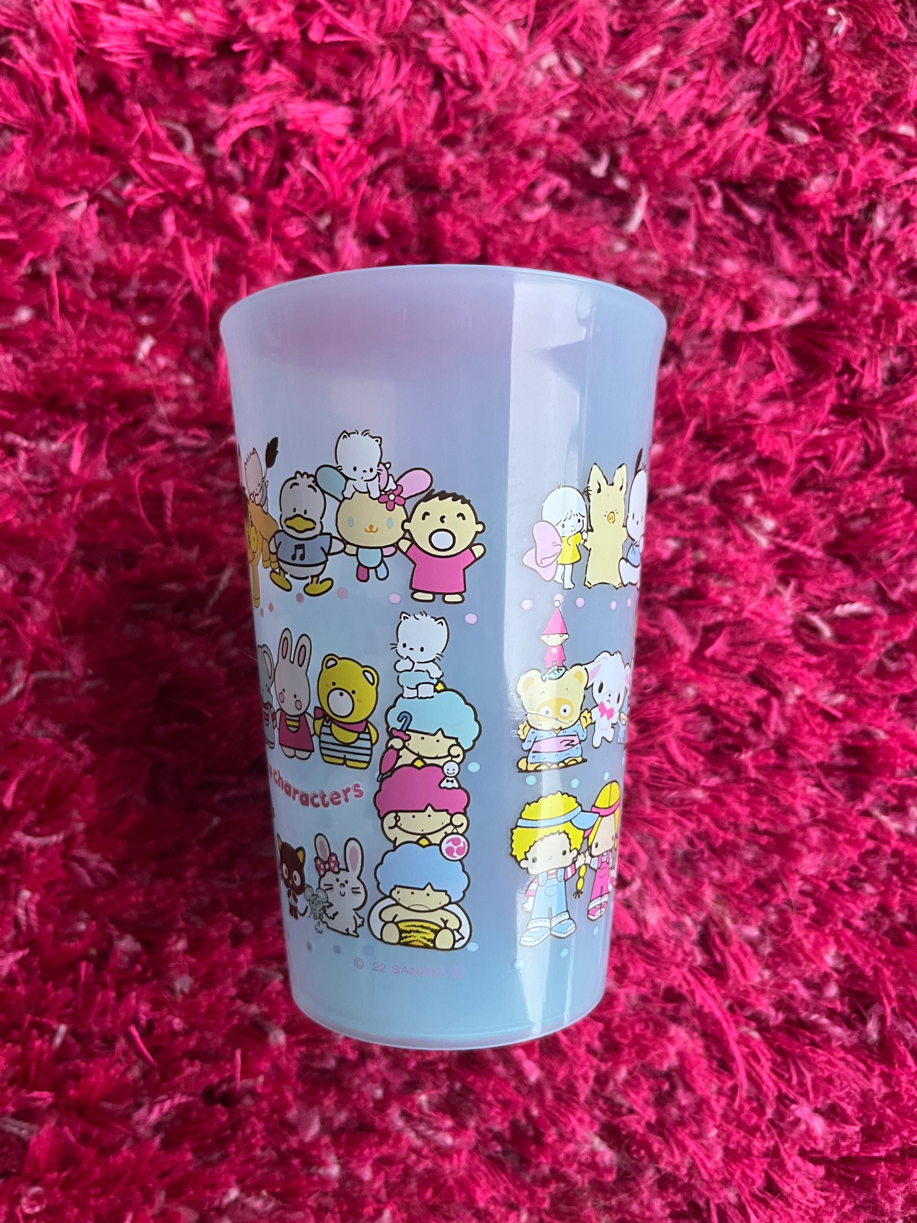 Kubek plastikowy szklanka Sanrio Sugarbunnies Cinnamoroll Hello Kitty