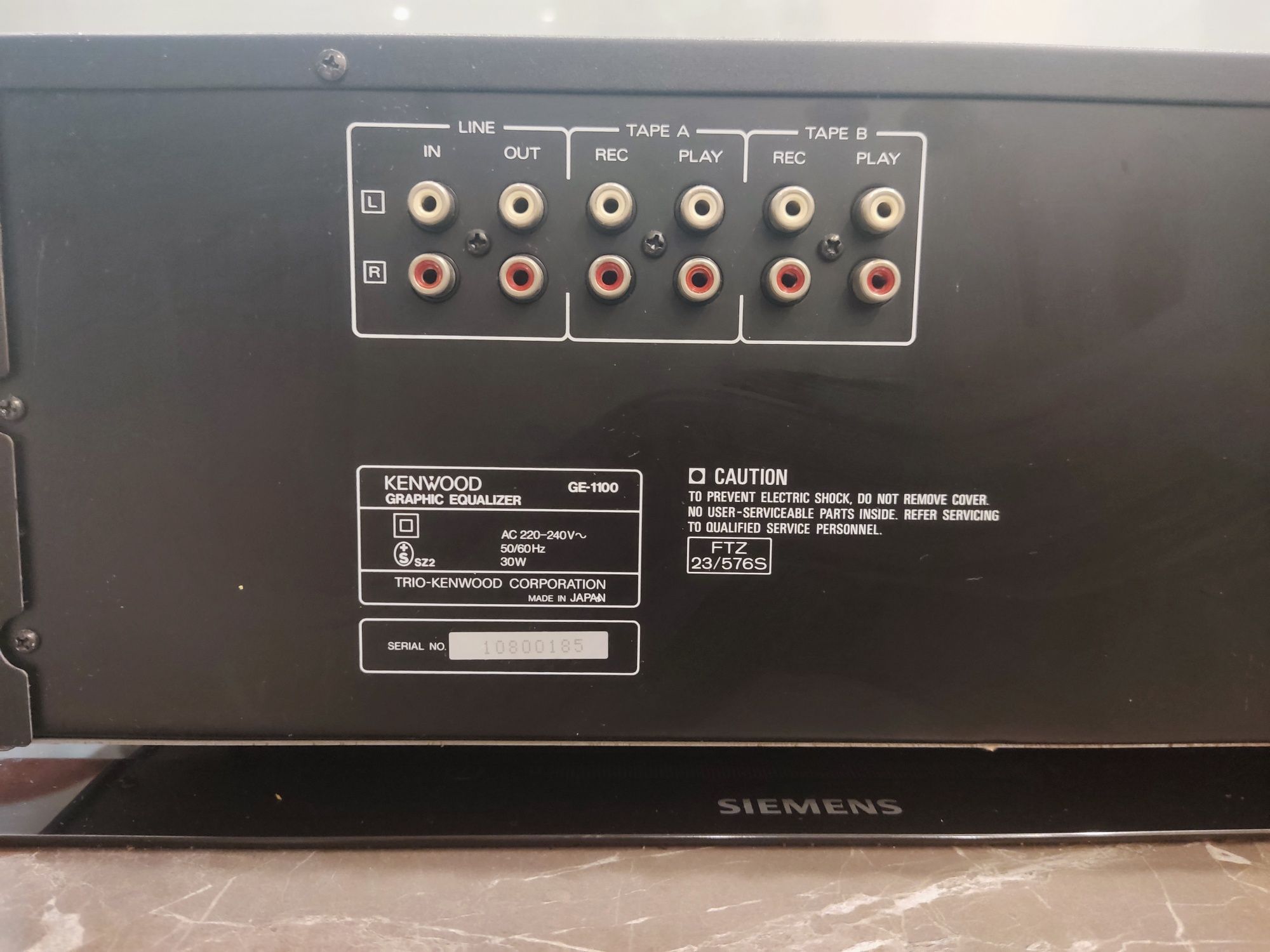 Kenwood equalizer GE 1100