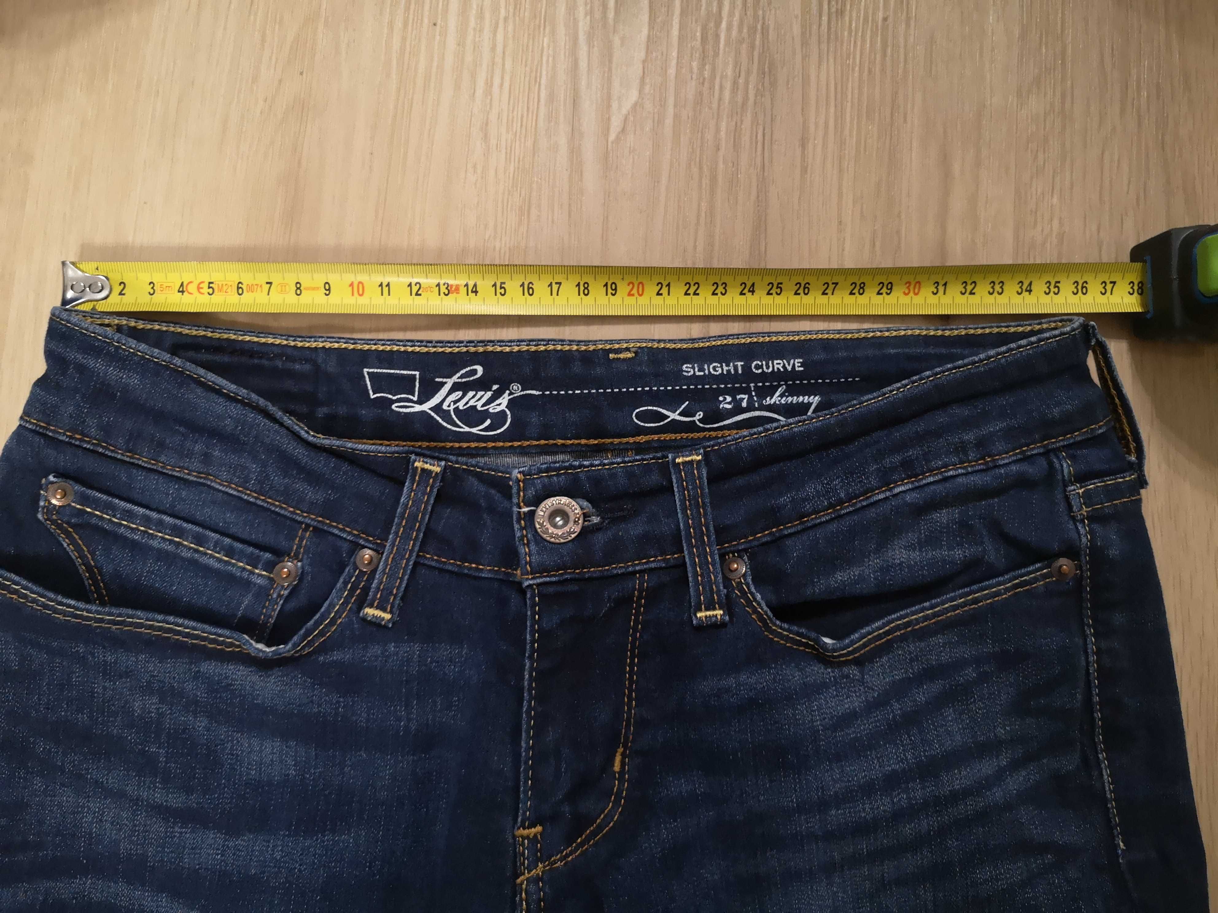Spodnie Levi's slight curve 27x32 skinny