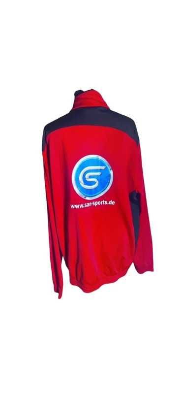Świetna bluza męska rozpinana czerwona puma sportowa XL