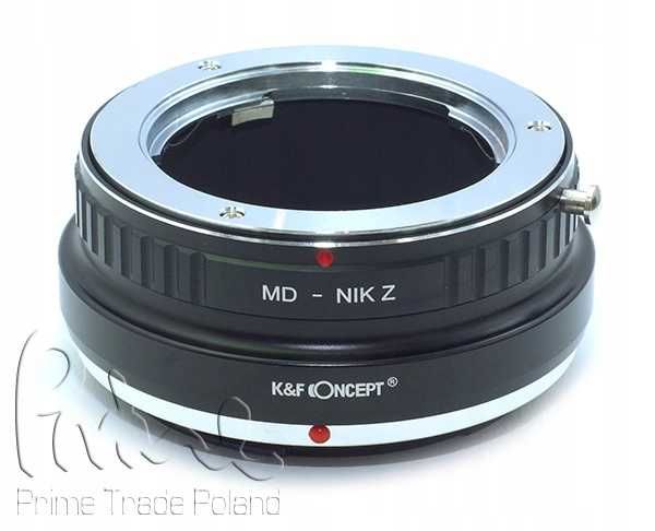 Adapter Minolta MD na Nikon-Z K&F Concept jakość ma znaczenie