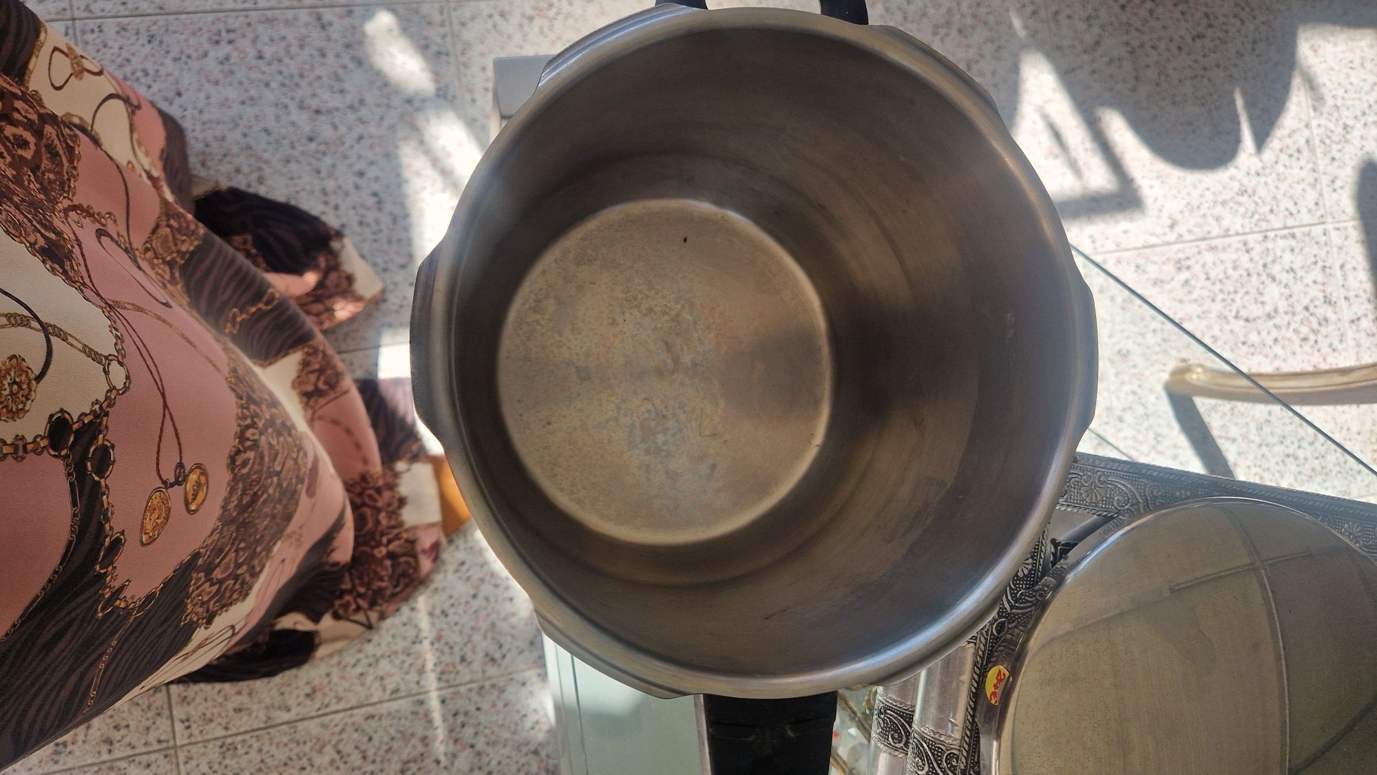 Panela de pressão em inox