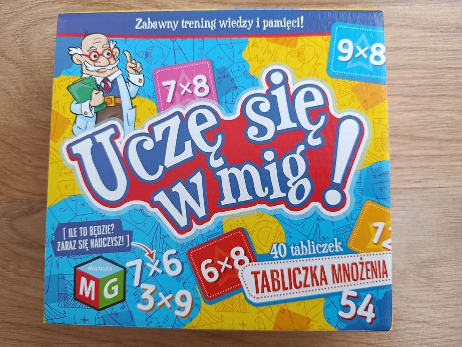 Uczę się w mig. Tabliczka mnożenia
