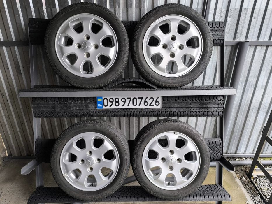 Колеса R15 4x114.3 6J ET46 ЦО 67.1 мм літо 195/50R15