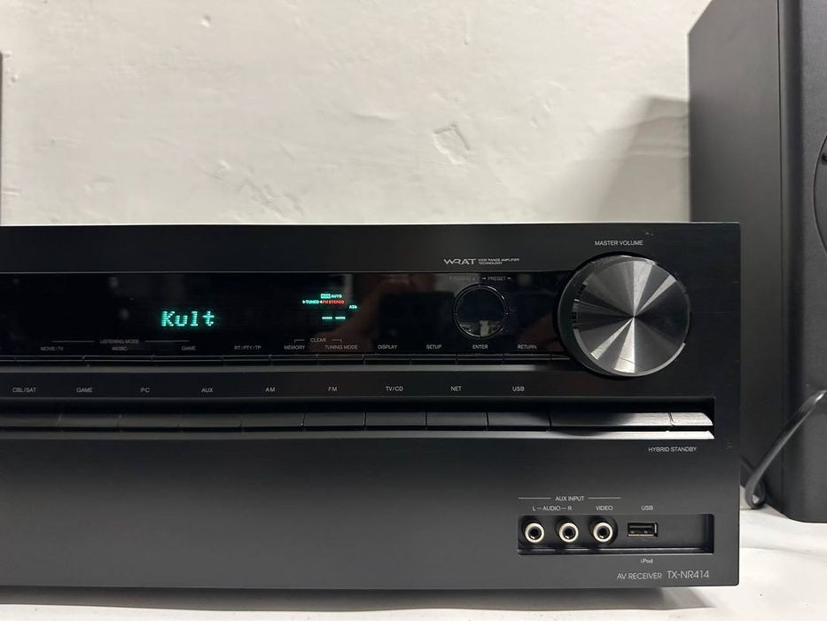 5.1 AV Amplifier Onkyo TX-NR414, HDMI, USB, 3D, LAN