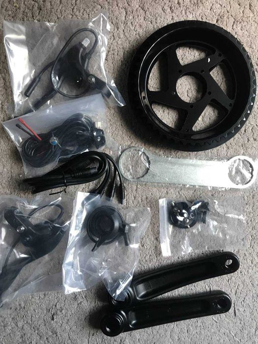 Tongsheng TSDZ8 Zestaw do konwersjiMID 750W+HAILONG-MAX 48V 20Ah Ebike
