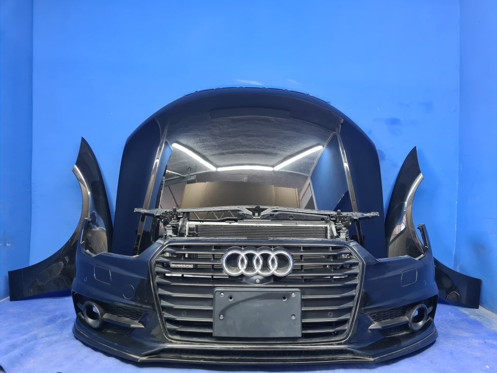 Kompletny PRZÓD AUDI A7 C7 4G8 S-LINE maska błotniki pas przedni LY9T