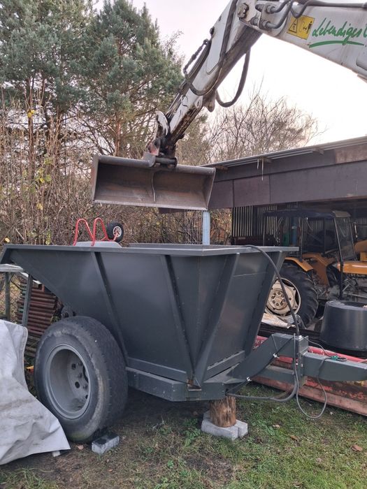 Przyczepa, wywrotka - koleba - minikoparka