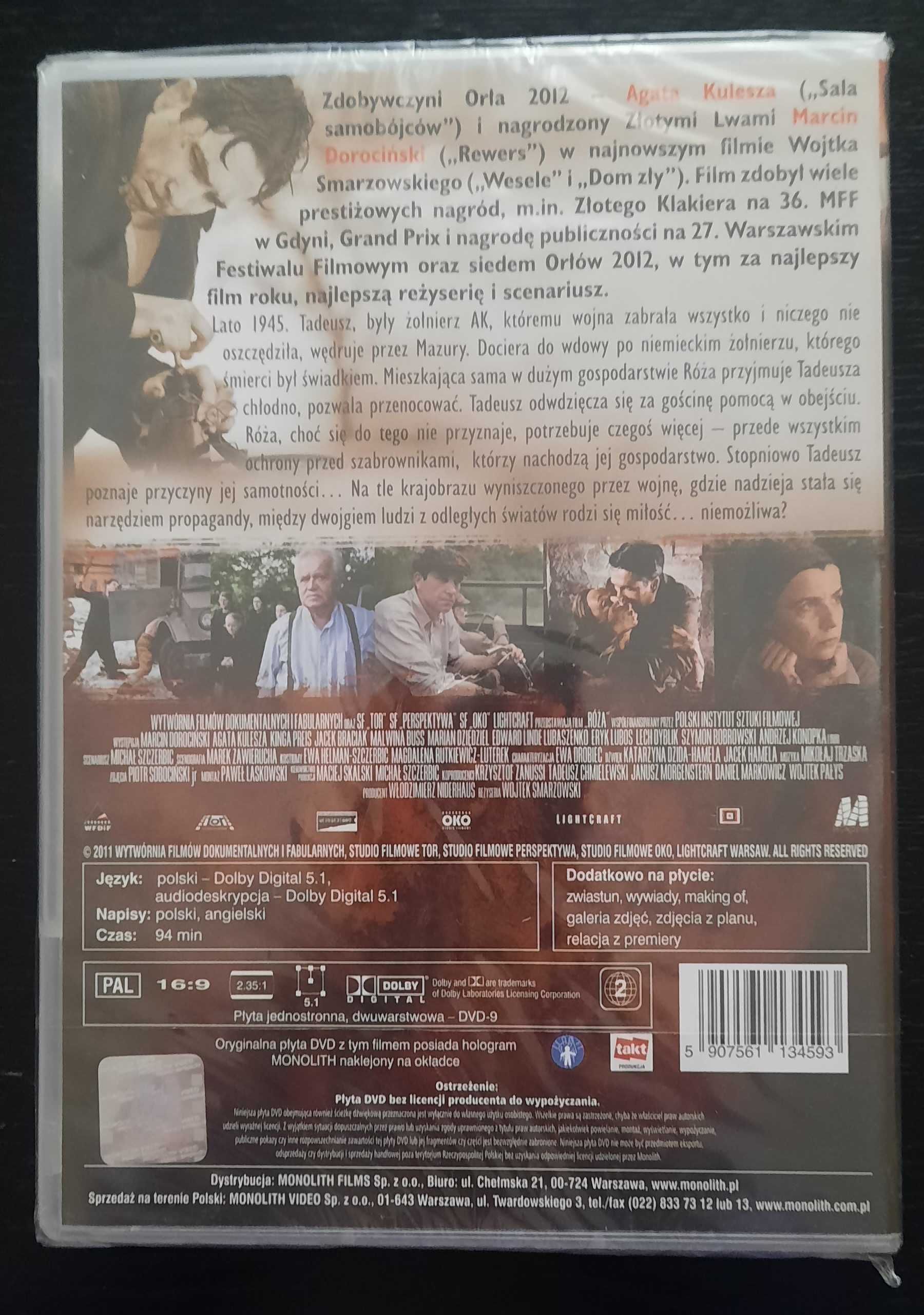 Film DVD "Róża" nowy