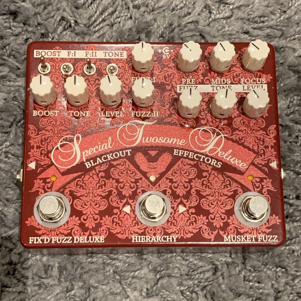Pedal de Guitarra Blackout Effectors Special Twosome Deluxe Fuzz raro
