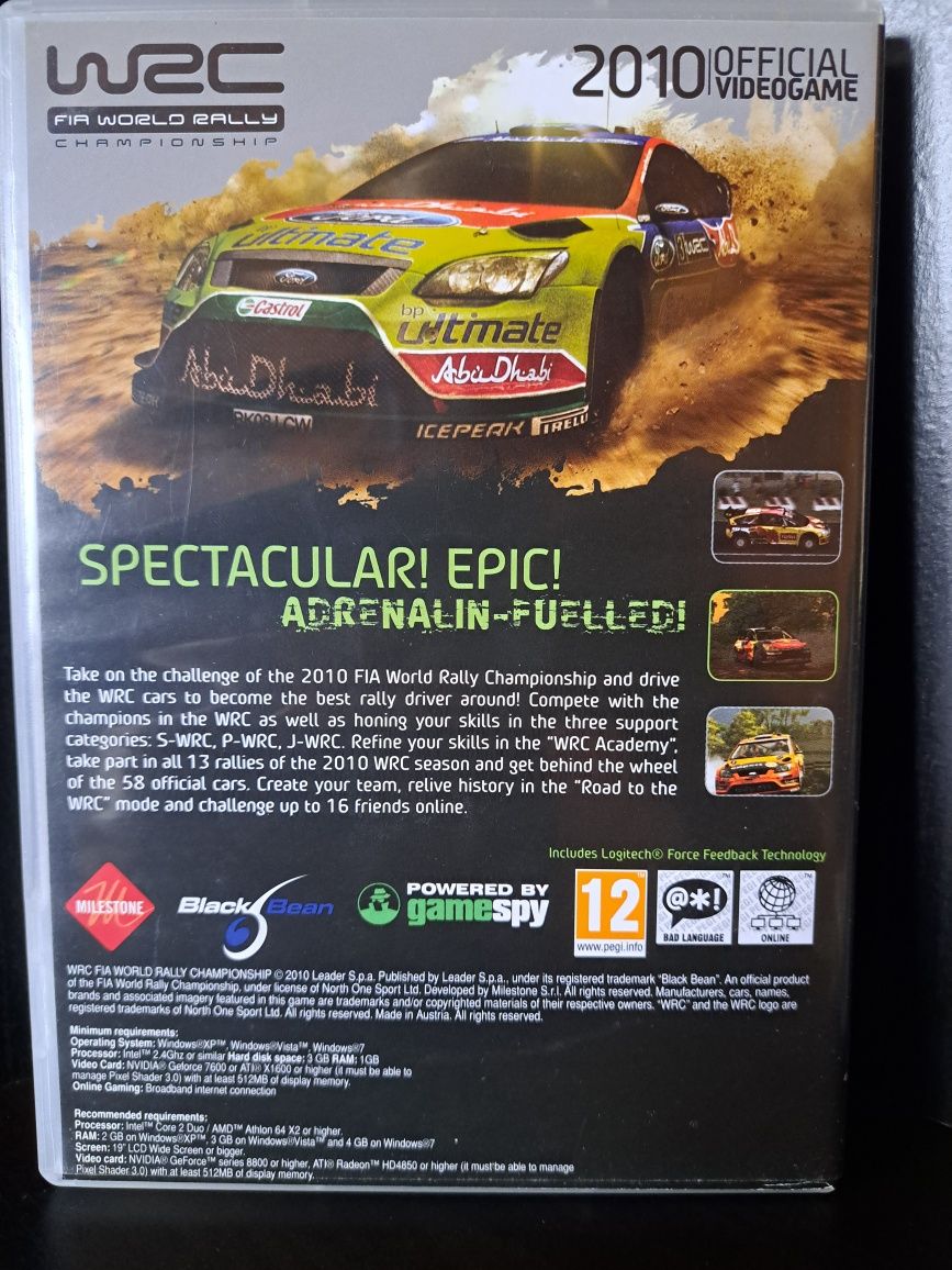 Jogo PC: WRC - FIA World Rally Championship