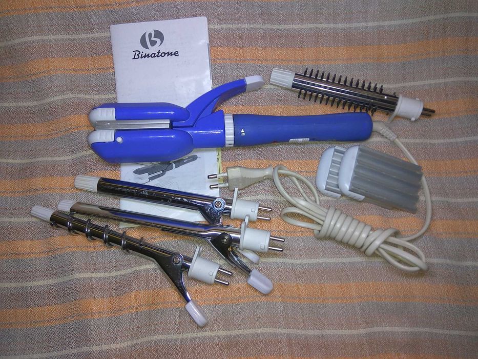 Плойка, Прибор для укладки волос 6-в-1 BINATONE MHS-1100.