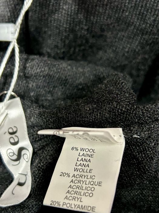 Брюки трикотажные, вязанные палаццо, на резинке