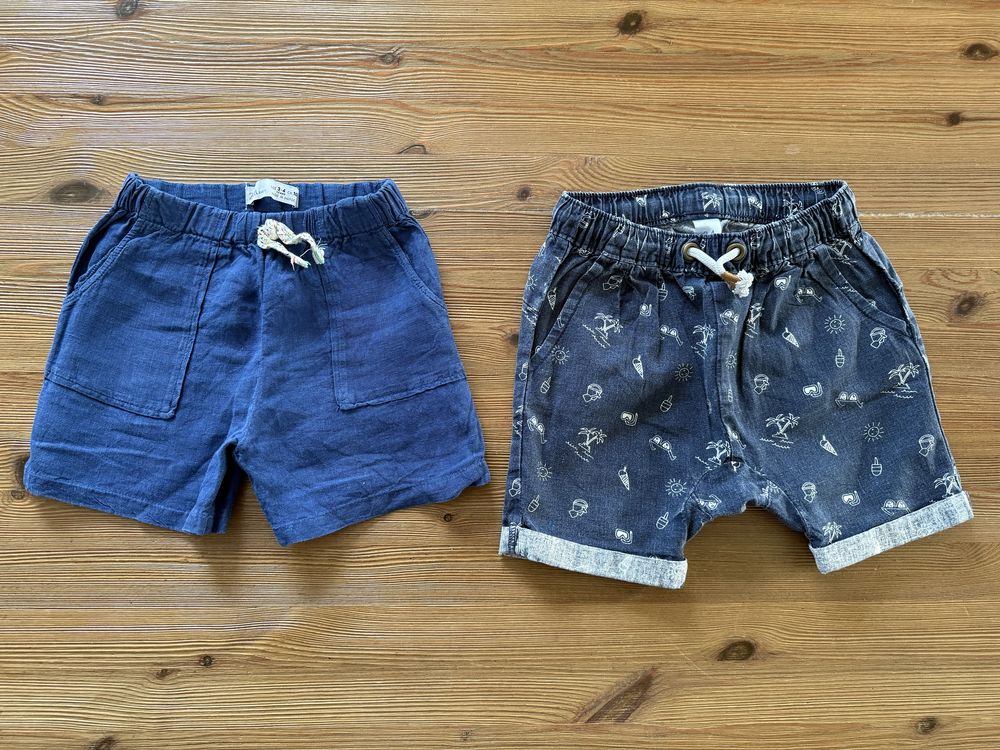 Spodenki lniane lato 98/104 cm Zara