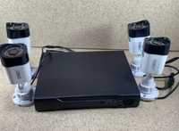 4 камеры видеонаблюдения онлайн комплект камер видеонаблюдения