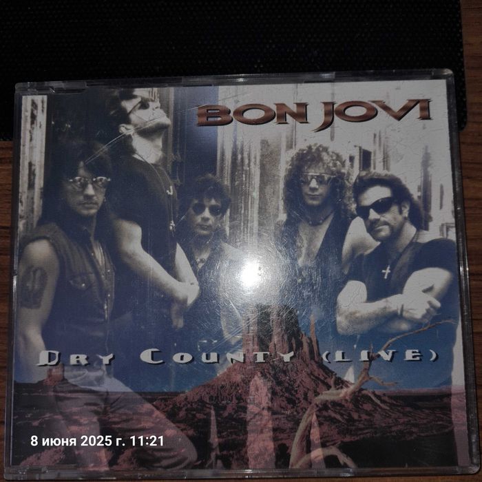 СД CD диск Bon Jovi Dry county (live)