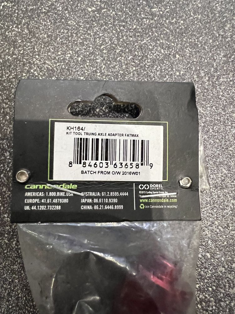 Adapter do centrowania Cannondale Lefty Olaf fatbike KH164