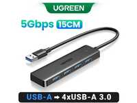 UGREEN 15cm USB-hub CM219  USB 3.0 to 4-Port USB 3.0