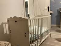 Lozeczko niemowlece IKEA Smagora z materacem