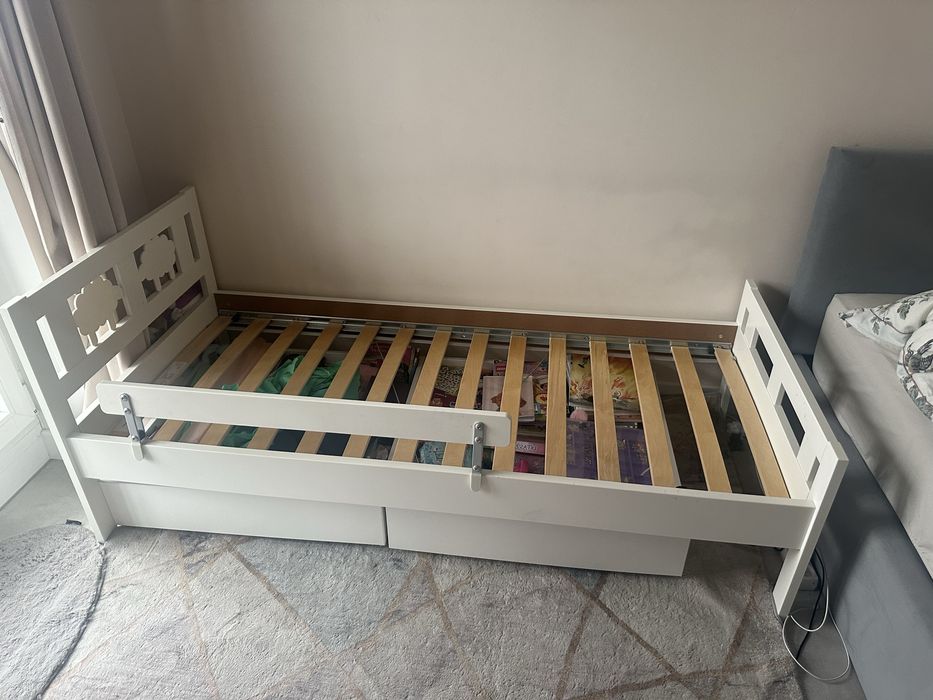 Łóżko dziecięce IKEA+ 2 szuflady GRATIS! 70x160 cm