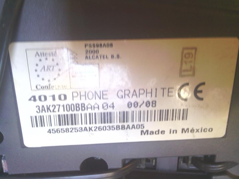 ET 2000 Elotécnic Telefone 4035 ou 4010 da Alcatel digital M 4010