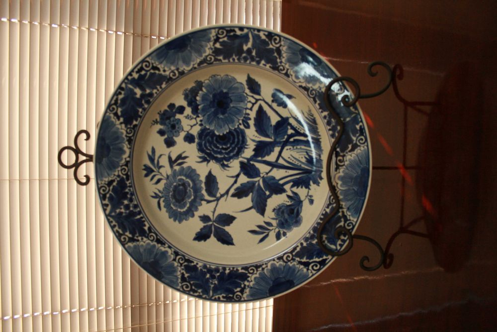 RESERVADO Prato grande pintado à mão DELFT, Holanda