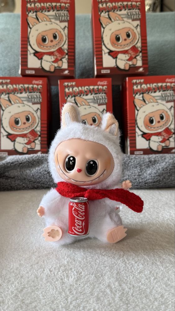 Labubu Coca-Cola The Monsters VINYL FACE
