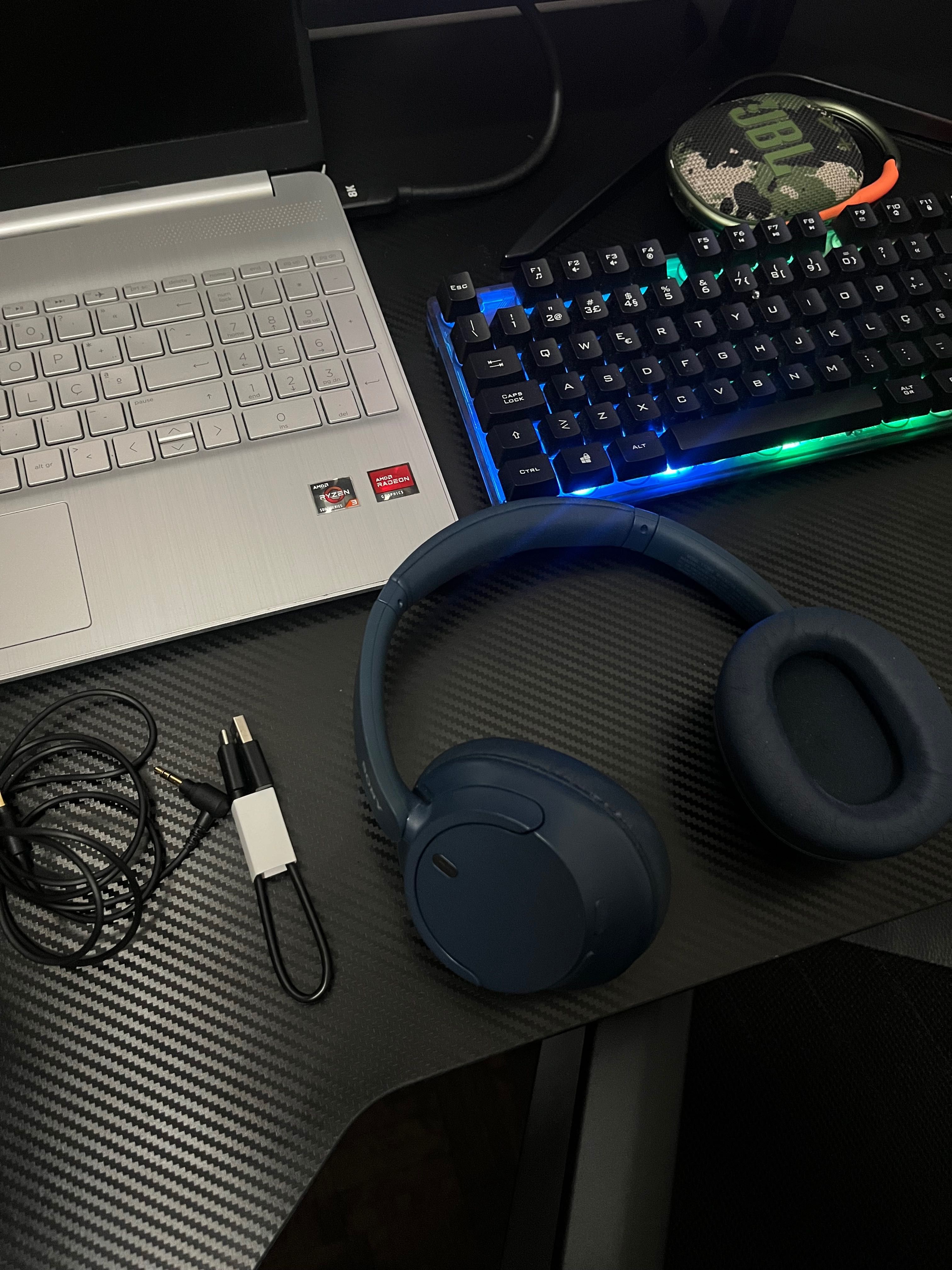 Auscultadores Noise Cancelling Bluetooth Sony WH-CH720NL - Azul