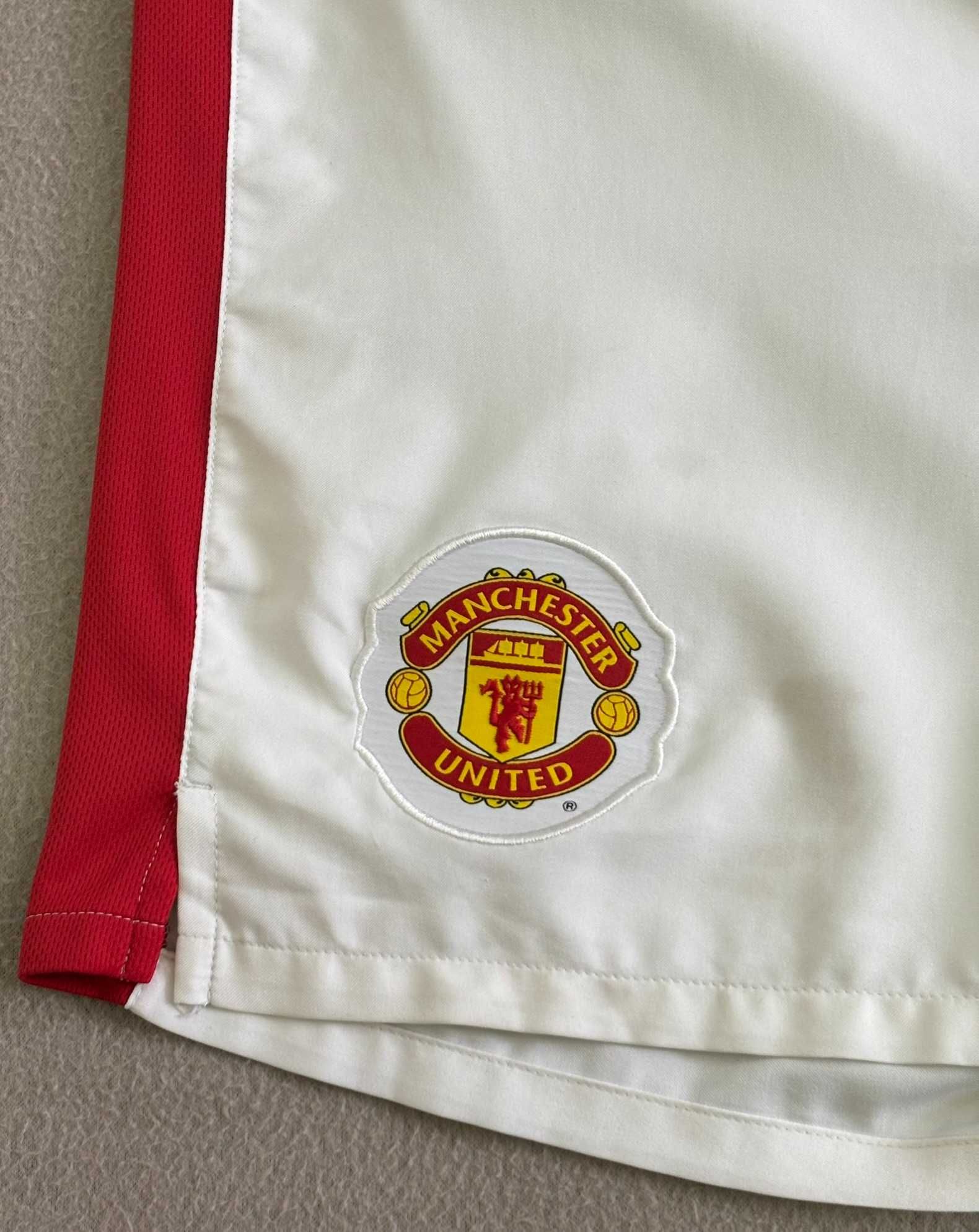 Spodenki Piłkarskie Manchester United 2009/2010 Nike roz. S