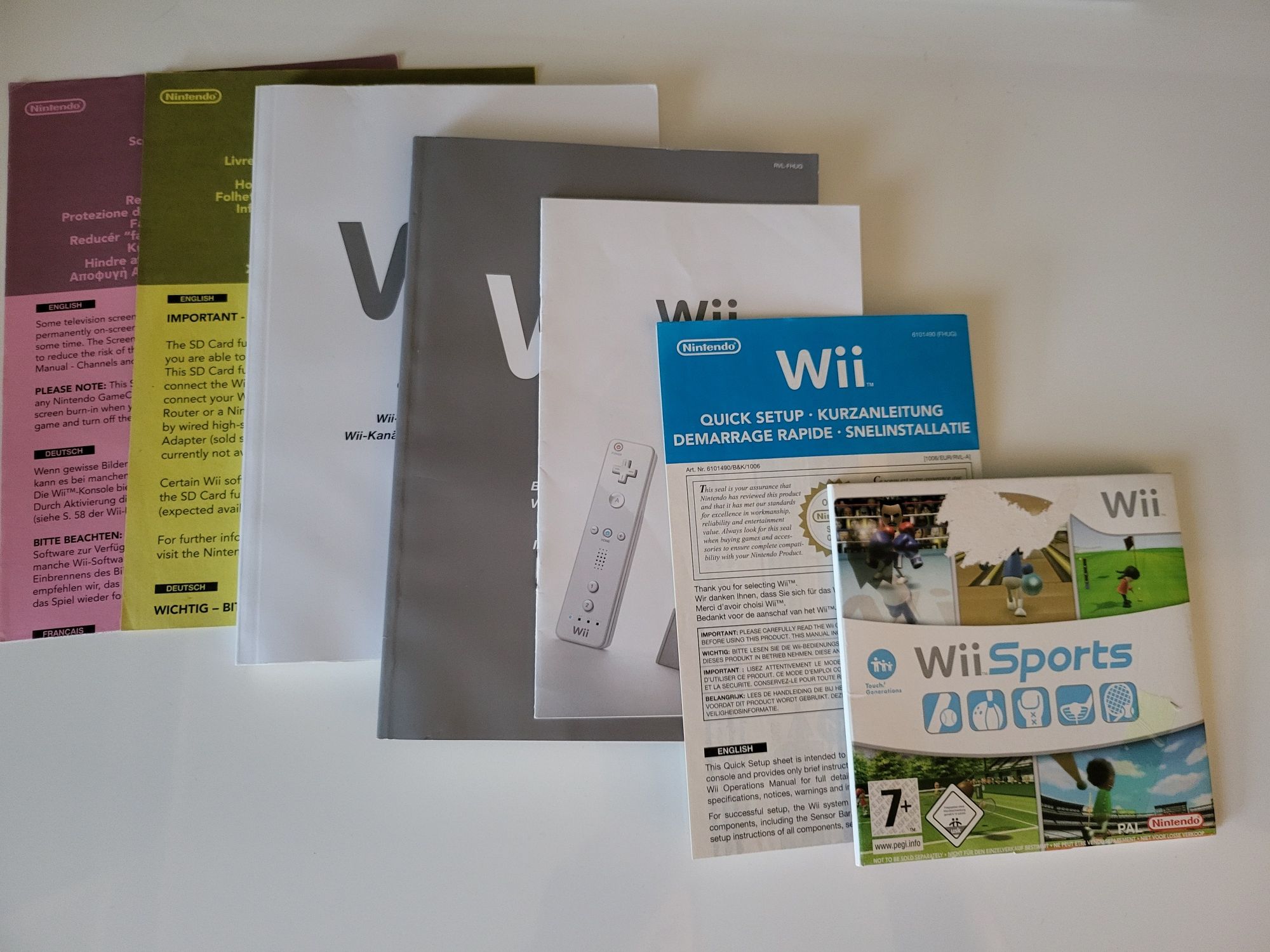 Nintendo Wii instrukcje 2006 rok