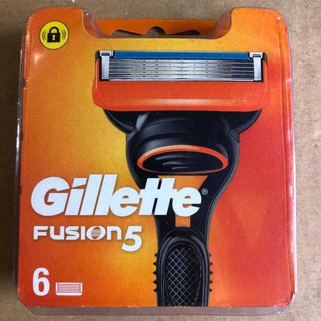 Картриджи для бритья Gillette Fusion5 6 шт. GERMANY ORIGINAL