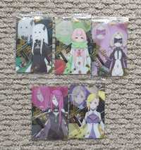 Re:Zero anime manga karty kolekcjonerskie bandai emilia rem ram subaru