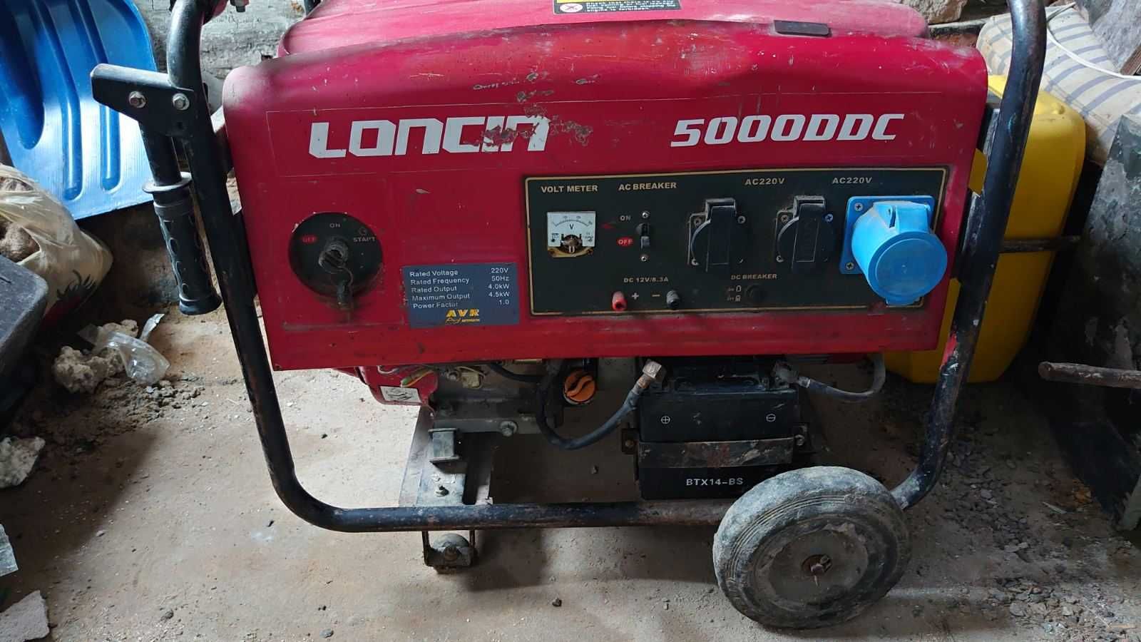 продам генератор LONCIN 5000,5киловат,мотор-хонда.дуже-надійний!