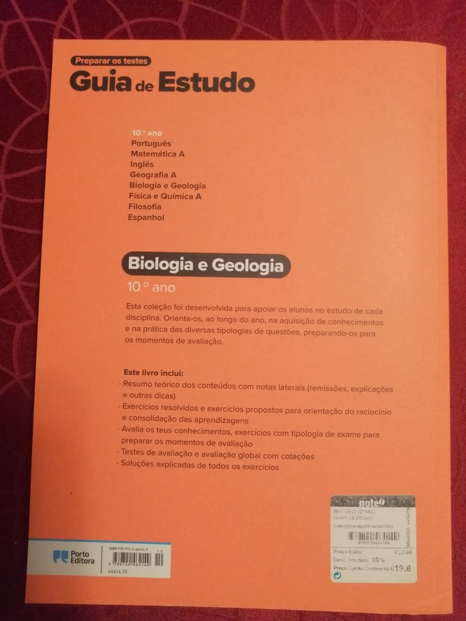 Preparar os testes de Biologia e Geologia 10 ano + 1 livro oferta